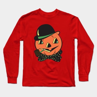 Retro Jack O Lantern Long Sleeve T-Shirt